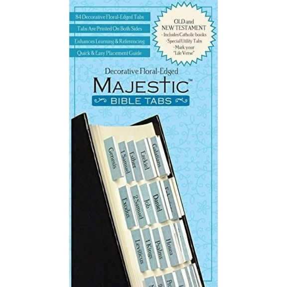 Majestic Floral-Edged Bible Tabs (Other)