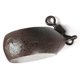 thumbnail image 3 of Peso metálico de 43 g para aparejos de pesca de carpa con plomadas giratorias planas tipo pera, 3 of 5