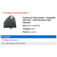 thumbnail image 2 of Auxiliary Air Flap Actuator - Compatible with 1992 - 1999 Chevy C1500 Suburban 1993 1994 1995 1996 1997 1998, 2 of 3