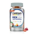 thumbnail image 4 of (2 pack) Centrum Multigummies Mens 50 Plus Gummy Vitamins, Multivitamin With Vitamin A, B, C, & D, Fruit, 80 Count, 4 of 16