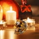 thumbnail image 1 of Halloween Resin Skull Ghost Head Decorations for Party Favors Scary Spooky Home Tabletop Display Ornaments, 1 of 6