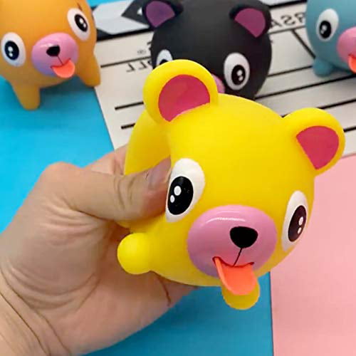 Anti Stress Squeeze Balls for Anxiety Relief,Talking Puppy Ball,Squeeze and Play Sound Ball Stress Ball,Intellectual Development Toy,for Kids Adults DXSS Screaming Toy 