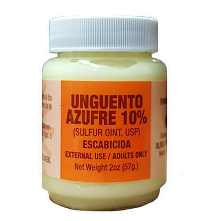 SULFUR OINTMENT USP 10% Scabies Scabicide UNGUENTO Pomada Azufre Escabicida 2 (Best Sulfur Treatment For Acne)