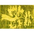 thumbnail image 1 of Ahgly Company Indoor Rectangle Persian Yellow Traditional Area Rugs, 8' x 10', 1 of 4