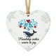 thumbnail image 4 of Adorno De Cristal En Forma De Corazn, Decoracin De Amistad, Cristal Marino Hecho a Mano, Recuerdo En Forma De Corazn, Adorno Para El Rbol De Navidad, Regalo Para Ella, Unin Familiar, UKHBMC, 4 of 9