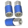 thumbnail image 3 of 1/3PCS Quick Connect Air Coupler 1/4 Inch NPT Female Threads Industrial Coupler, 3 of 7