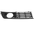 thumbnail image 5 of Car Front Bumper Left Side Fog Light Grille Lamp Cover 8E0807681 Black for Audi A4 B6 2001-2005, 5 of 7