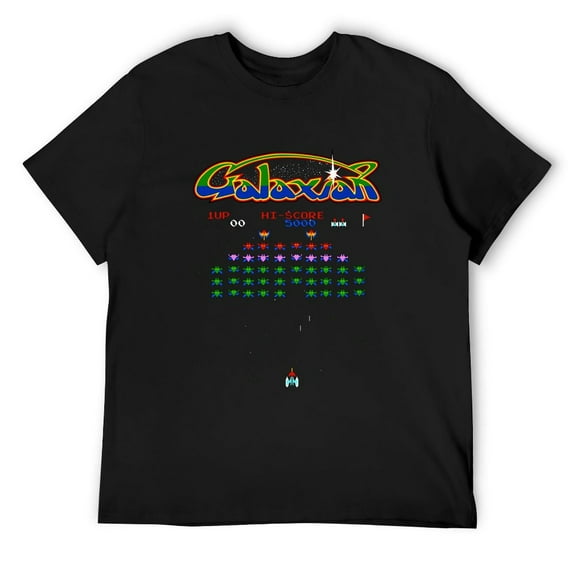 Men's Back To The Galaxian T-shirts Black S