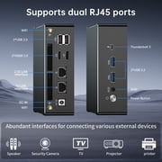 Mini PC with AMD Ryzen 7 8845HS, Upto 5.1GHz, Desktop Computer with 32G DDR5, 512G PCIE4.0 SSD, Windows 11 Pro, HDMI/USB-C, 4K Triple Display, Radeon 780M Graphics, 2.5Gbps LAN, WiFi6E, VESA