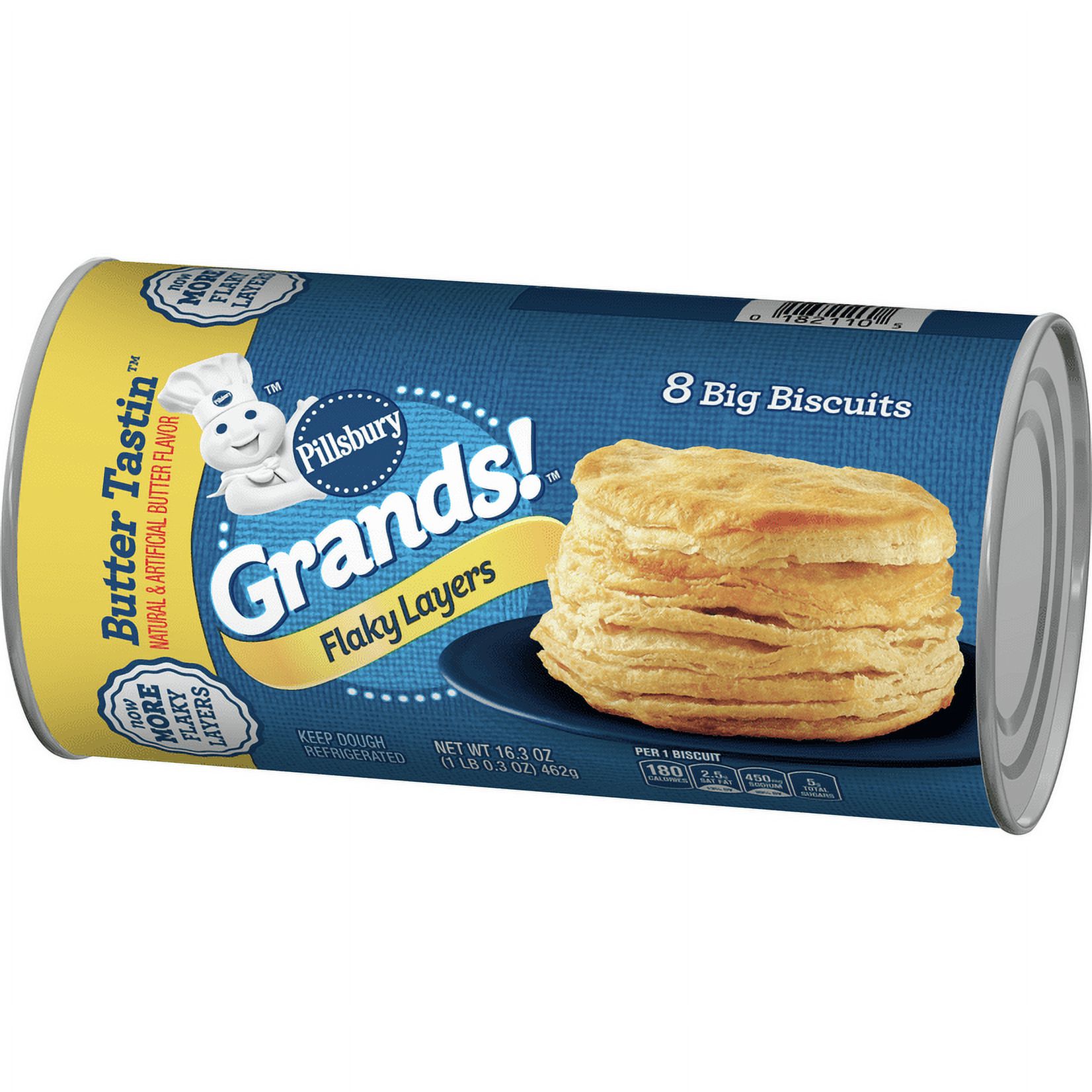 Pillsbury Grands! Flaky Layers Original Biscuits, 8 ct., 16.3 oz ...