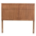 thumbnail image 2 of Monroe Modern Transitional and Rustic Ash Walnut Finished Wood Full Size Headboard, 2 of 4