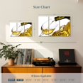 thumbnail image 3 of Elephant Stock White Wine Splash Wall Art - Horizontal Multi Panel Canvas - Dining Room Wall Decor - Food And Drink Multi Panel - White And Yellow Decor - 23" x 14", 3 of 4