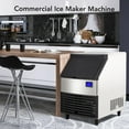 thumbnail image 4 of Homhougo Commercial Ice Maker 176lbs/24h with 99 lbs Storage 5x20 Cubes Commercial Ice Machine 110V Automatic Ice Machine, 4 of 7