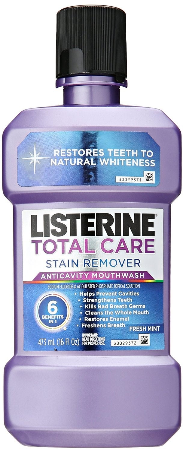 Listerine Total Care Plus Whitening Anticavity Mouthwash, Fresh Mint 16