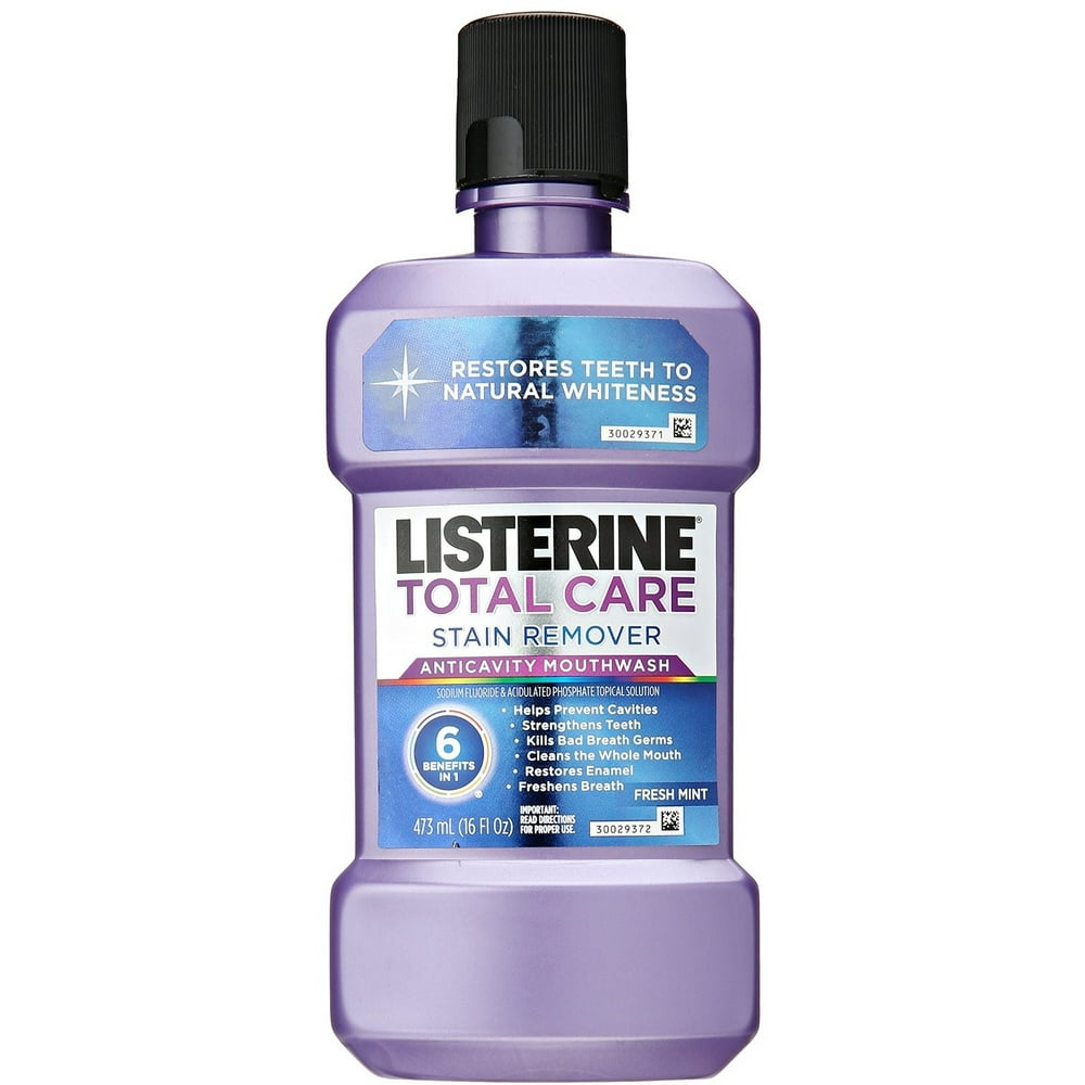 Listerine Total Care Plus Whitening Anticavity Mouthwash, Fresh Mint 16