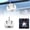 B, variant on BotaniNest 1A UK Standard USB Travel Charger Adapter With Three Ports For Mobile Phones