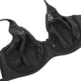 thumbnail image 5 of LAST CLANCE SALE! Women's Plus Size Demi Sheer Lace Unlined Underwire Longline Bra, White, 100D, 5 of 8