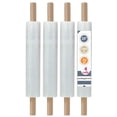 thumbnail image 1 of Packagezoom Pellicule Extensible 20 Pouces X 1000 Pieds avec Poignée, Film Extensible Transparent, 4 Rouleaux, 1 of 1
