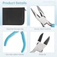 thumbnail image 4 of 8Pcs Jewelry Pliers with Storage Bag, Assorted Jewelry Pliers, Jewelry Making Kit for Jewelry Repair, Wire Wrapping, Crafts, 4 of 6