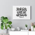 thumbnail image 5 of Scripture Walls  His Will Proverbs 3:6 Bible Verse Canvas Christian Wall Art Ready to Hang Unframed, 5 of 12