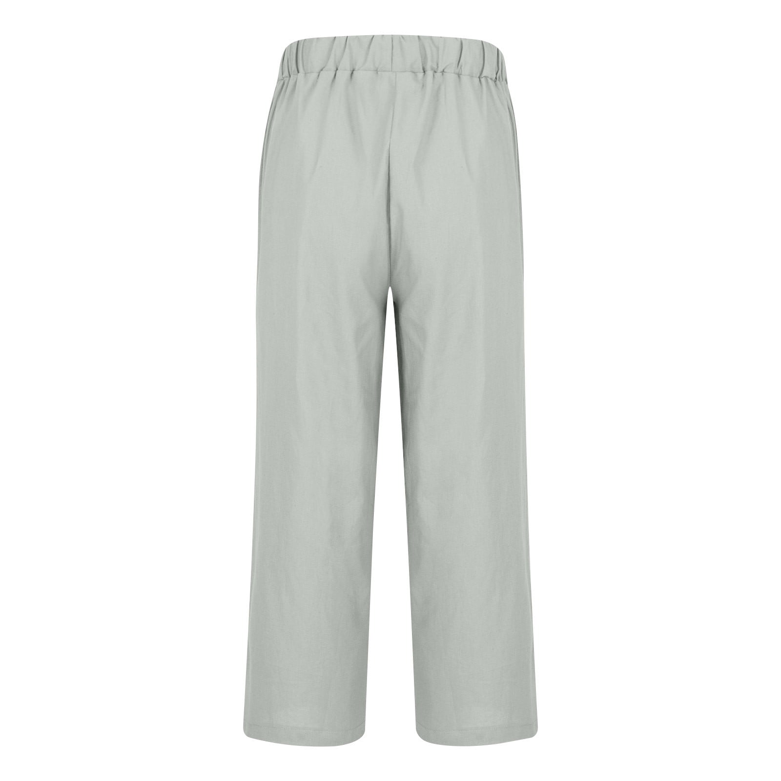 Fengqque Men's Loose and Comfortable Casual Pocket Solid Color