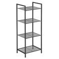 thumbnail image 1 of Estante de 4 niveles SONGMICS UBSC034B01 ajustable negro, 1 of 9
