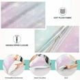 thumbnail image 3 of GZHJMY Sky Rainbow Pillowcase, Super Soft Pillow Shams Covers, Plush Cozy Pillow Cases with Zipper, 21" X 54"（215）, 3 of 6