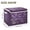 Deep Violet Color, variant on IAUYY 42*32*30cm Storage Bin with Lid Storage Boxes with Handles,300D Oxford Fabric+Hollow Board Applicable to Clothes Storage Office Storage,Exquisite Wooden Style