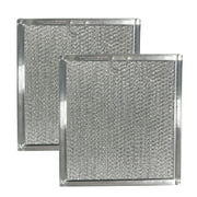 Air Filter Factory Replacement for WB6X486, WB06X10125, AF4271, G-5798 GE Range Hood Aluminum Grease Mesh Filters 2-Pack