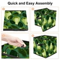 thumbnail image 4 of Pear Large Capacity Foldable Toy Box Storage Bin Storage Baskets with Handle 10.8"x10.5"x10.6, 4 of 6