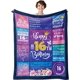 thumbnail image 1 of LHSHID 18th Birthday Gifts for Girls Birthday Decor Purple 350gsm Plush Throw Blanket for 18 Year Old 18th Birthday Decorations for Daughter Bestie Sister BFF, 1 of 6