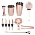 thumbnail image 3 of Bar Tool, Durable Cocktail Jigger, Wear-Resistant Cocktail Mixer, Bartenders Bar For Home Use Party Use Rose Gold, 3 of 8
