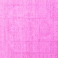 thumbnail image 1 of Ahgly Company Indoor Square Abstract Pink Modern Area Rugs, 6' Square, 1 of 4