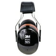 thumbnail image 4 of 3M H10A Peltor Optime 105 Over the Head Earmuff, Ear Protectors, Hearing Protection, NRR 30 dB,Black, Red Over-the-head, 4 of 7