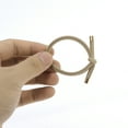 thumbnail image 5 of NOMADIC NOOK Elegant Knotted Hair Ties Khaki 4 Pcs, 5 of 5
