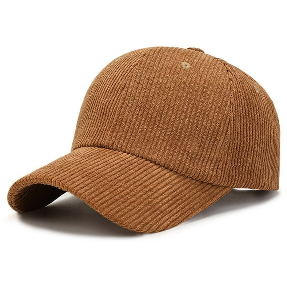 Hauaitttt Corduroy Baseball Cap for Men and Women Stylish Casual Sun Hat Versatile Soft Texture Sunshade Cap Cape Cod Winter Hat Low Hats Outdoor Hats Polyester Hat Gaming Hat G35 Hat Hat Storage for