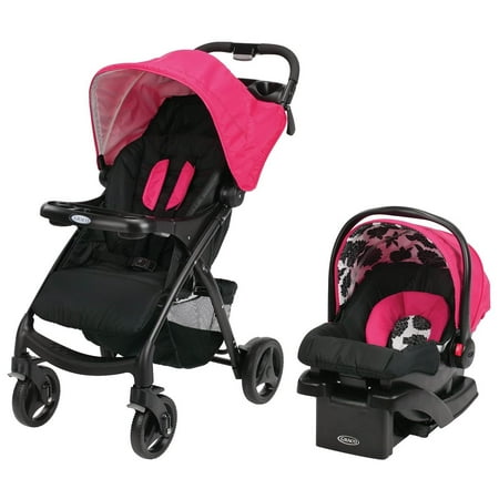 Graco Verb Click Connect Stroller & Car Seat Travel System - Azalea | 1927692