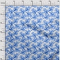 thumbnail image 3 of oneOone Cotton Jersey Light Blue Fabric Floral Craft Projects Decor Fabric Printed By The Yard 58 Inch Wide, 3 of 4