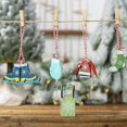 thumbnail image 5 of Mini Christmas Ornaments Set Of 6- Rustic Christmas Decorations, 5 of 5