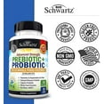 thumbnail image 5 of BioSchwartz Advanced Prebiotics & Probiotic Supplement Capsules for Gut Health, Digestive Support - 30 Count, 5 of 6