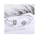 thumbnail image 3 of Pulseras De Plata 925 Xtellar  Con Diamantes Gota Y Cuadrado, 3 of 4