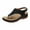 Black, variant on Orthotic Flip Flops for Women Casual Gladiator Plantar Fasciitis Sandals for Flat Feet with Arch Support Comfortable Orthopedic Walking Thong Sandals