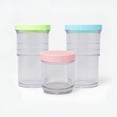 thumbnail image 1 of Set De 3 Contenedores Expand Ideen De Plástico 1400 ml Con Tapas De Color, 1 of 5