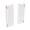 29.92X42.13IN-White, variant on Swinging Door Cafe Doors Solid Wood Partition Door Double-hinged Two-Way Double Doors for Hallway Porch Kitchen Bar Pub Entrance Partition 24.02 * 42.13 in, White