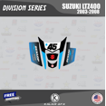 thumbnail image 2 of Kalair GFX Graphics Kit for Suzuki LTZ400 (2003-2008) Division Series, 2 of 5