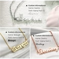 thumbnail image 4 of SuperJeweler Grace Nameplate Necklace in Gold 16 inches All Names Available for Women, 4 of 6