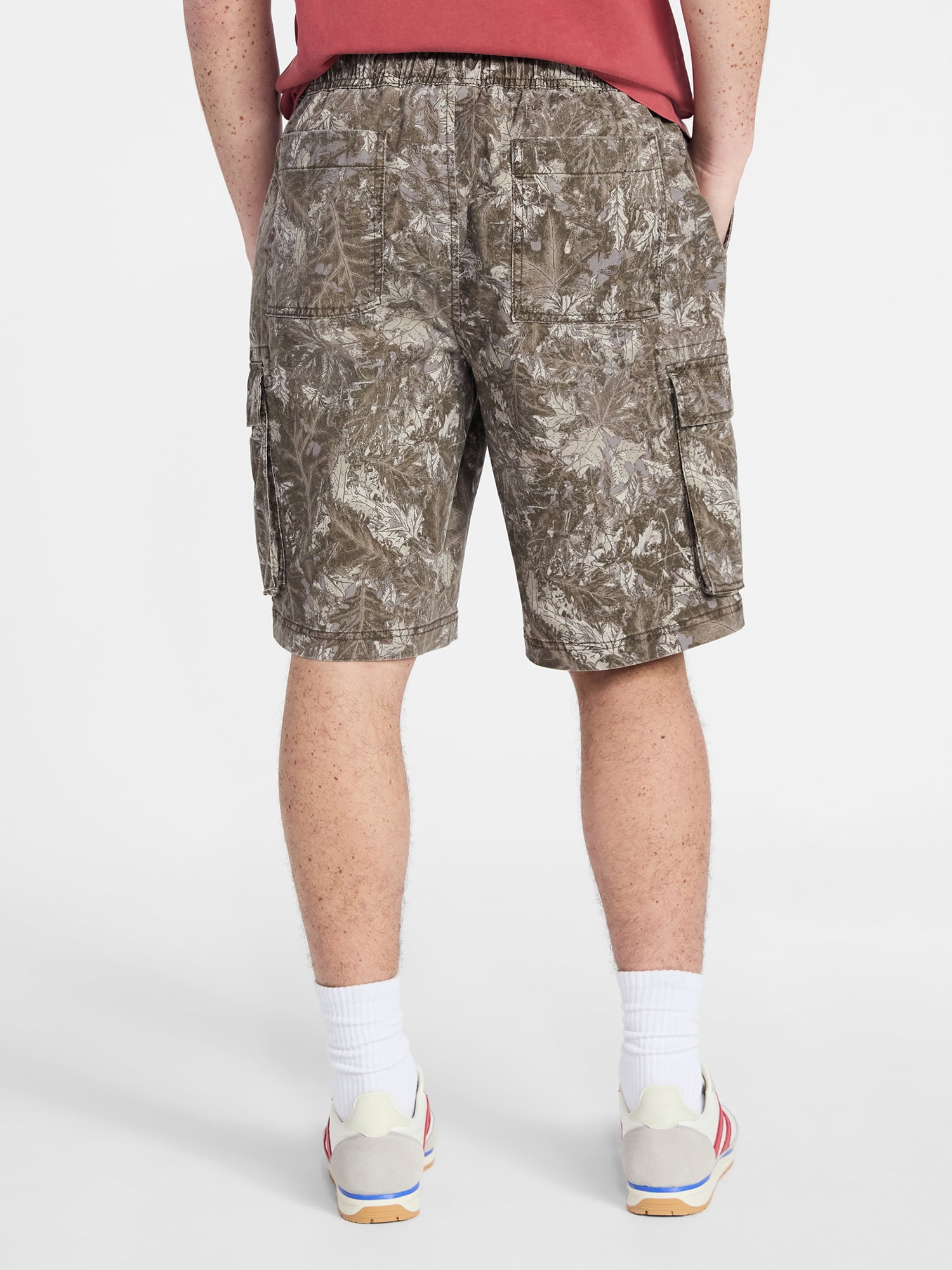 No Boundaries Twill Cargo Shorts, 10" Inseam, Men's XS-5XL