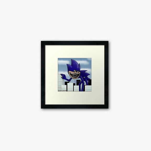Kna Prints - Poster Shin Sonic (Las Cintas De Sonic), UNFRAMED-8x12