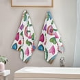 thumbnail image 4 of Dreamtimes Cartoon Retro Hearts Hand Towels 2 PCS, Valentine Theme Kitchen Towel Ultra Soft and Highly Absorbent,Decorative Fingertip Face Towel for Bathroom Hotel, 28.3"x14.4", 4 of 6