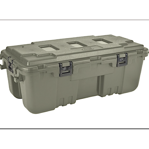 Plano Large Hinged Storage Box, 108 Quart, Green